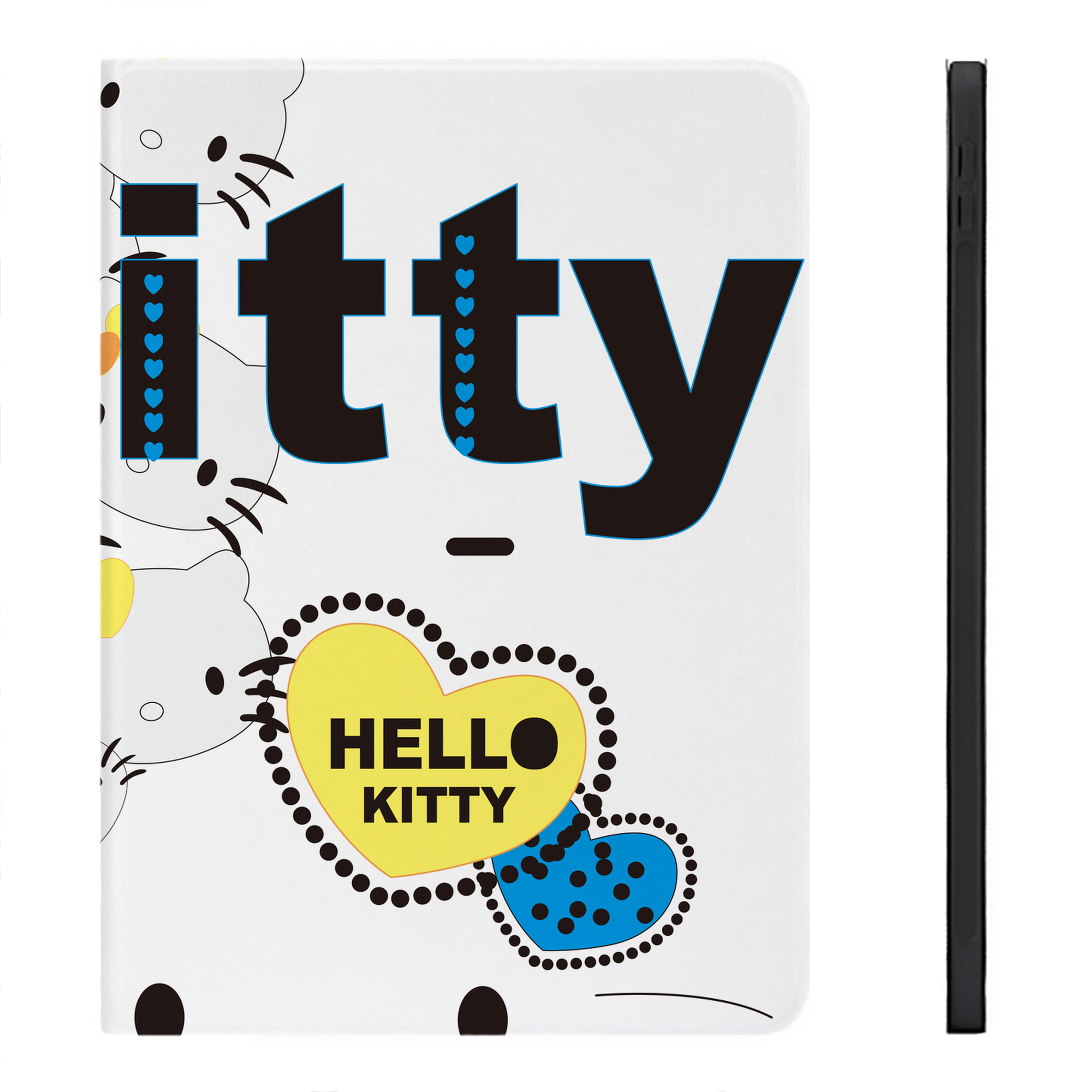 （画像用） Hello Kitty ハローキティ IPadケース ペンホルダー付き ブックスタイルデザイン